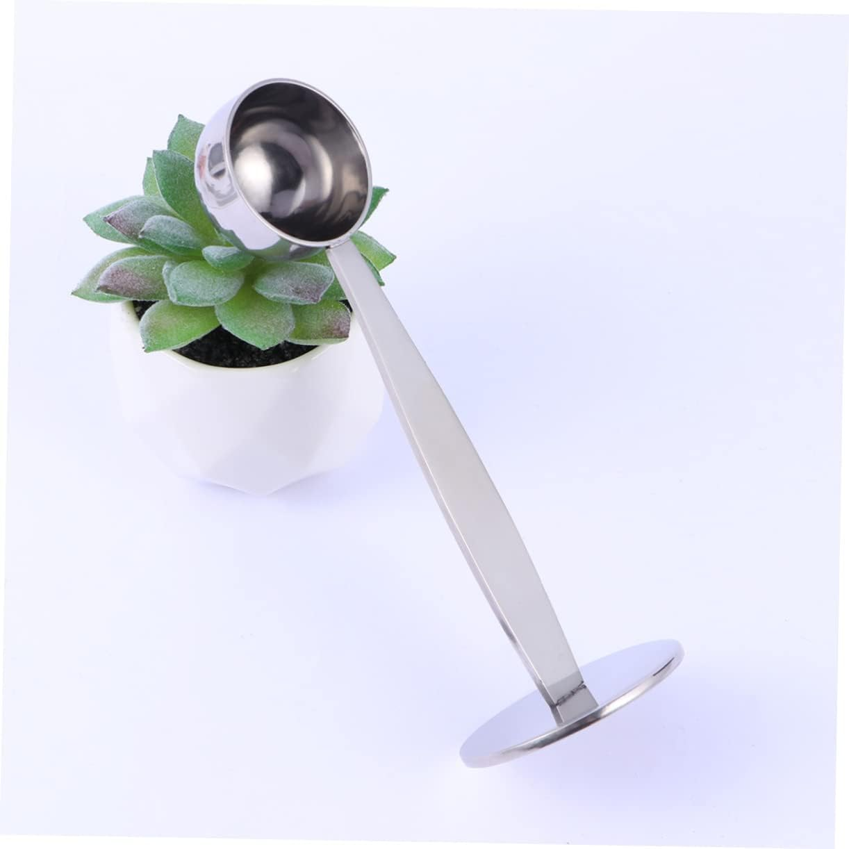 LIGIGWASH 10G Espresso Tamper Spoon and Coffee Measure Scoop Stainless Steel Dual Function Tool for Ground Coffee Cocoa and Tea Easy to Clean and Dishwasher Safe image number 5