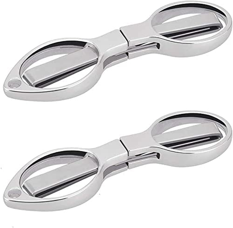 Stainless Steel Folding Retractable Safe, Portable Scissors Handmade Mini Sharp Scissors, for Travel School Office Crafts Home Camping Fishing Scissors Home Office, Safe Portable Scissors image number 5