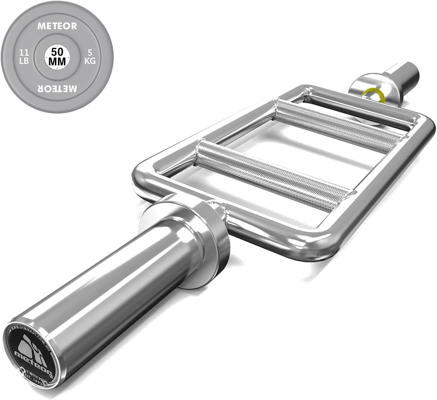 METEOR Olympic Barbell - Weightlifting, Dumbbell, Tricep, Ez Curl Bar - 20Kg, 50Mm Olympic Bar