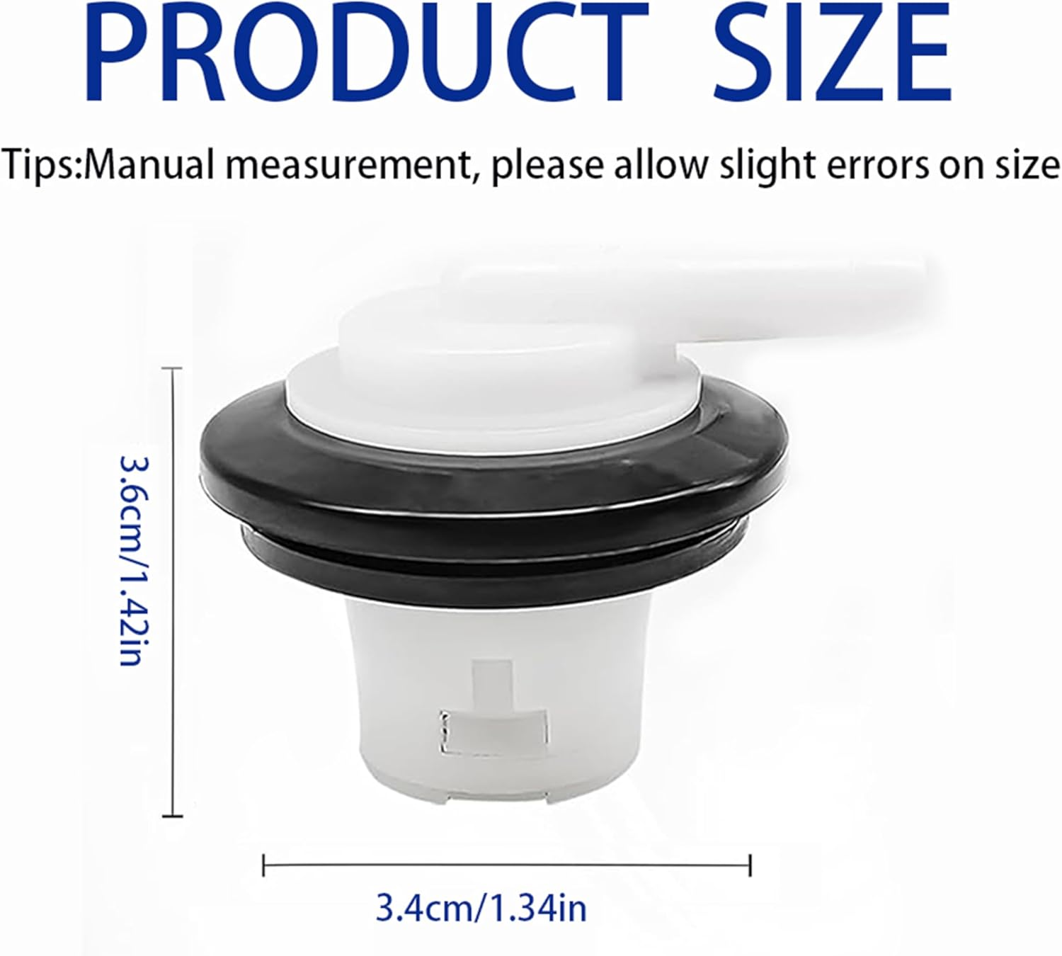 2 Pcs Tank Exhaust Valves with Sealing Sleeves,Gas Tank Vent Rollover Gasoline Tank Exhaust Valve,Vent Plug Vent Hole Return Vent Pipe,Replaces 5360058 911060 ﻿ image number 4