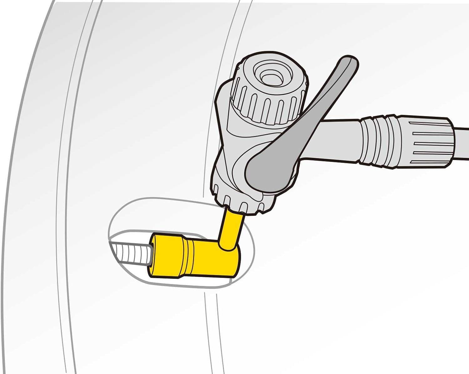 Topeak Pressure Rite Presta Valve Adapter