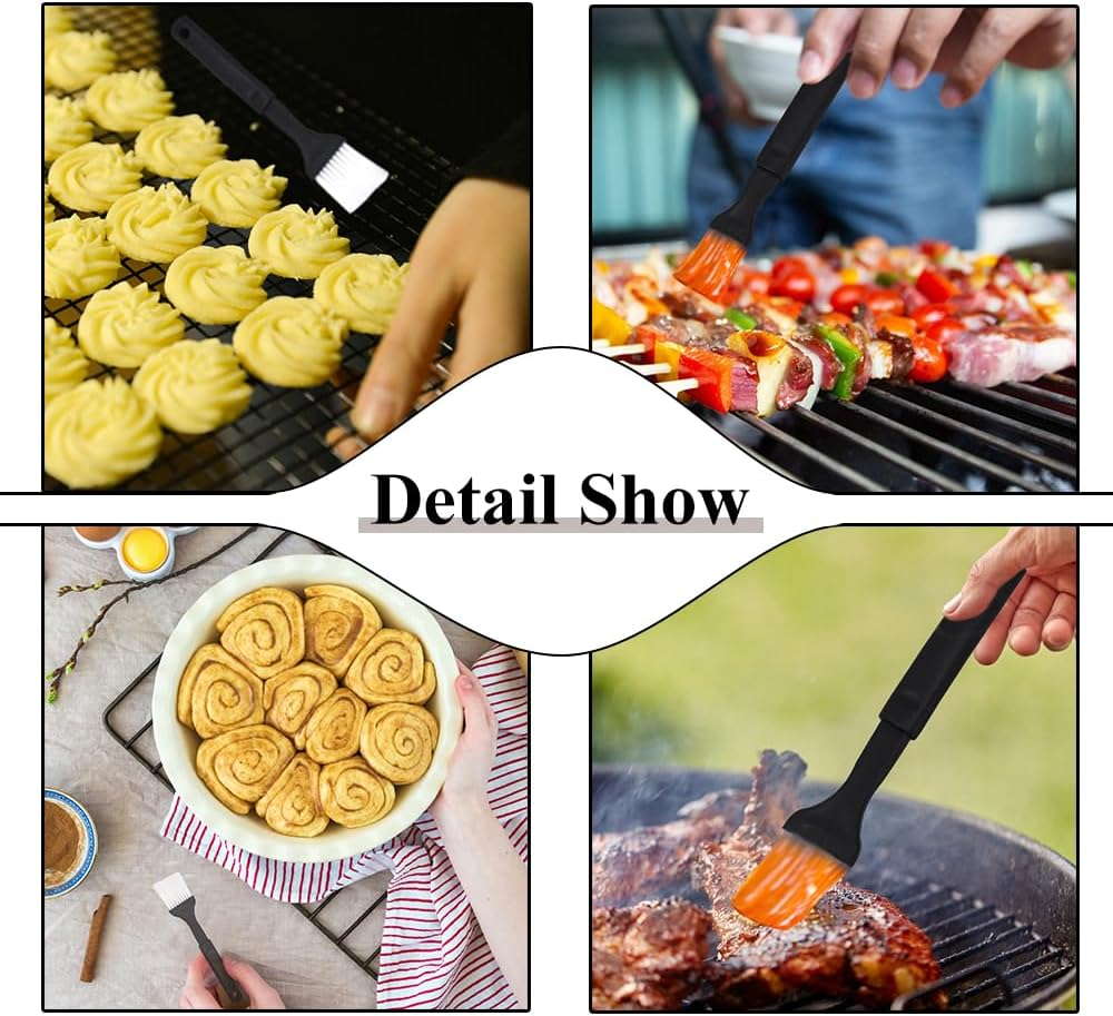 Pastry Brush Basting Brush for Cooking for Baking, Butter, BBQ, Egg, Kitchen Food Brush (2) image number 4