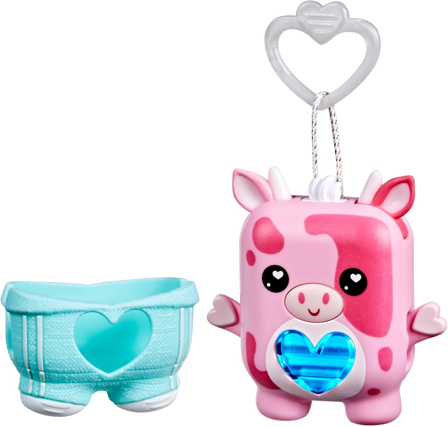 Hasbro Nano-Mals Mootilda the Pink Cow, Electronic Pet Cow Toy, 70+ Responses, Interactive Fidget Toys for Girls & Boys Ages 5+ image number 2