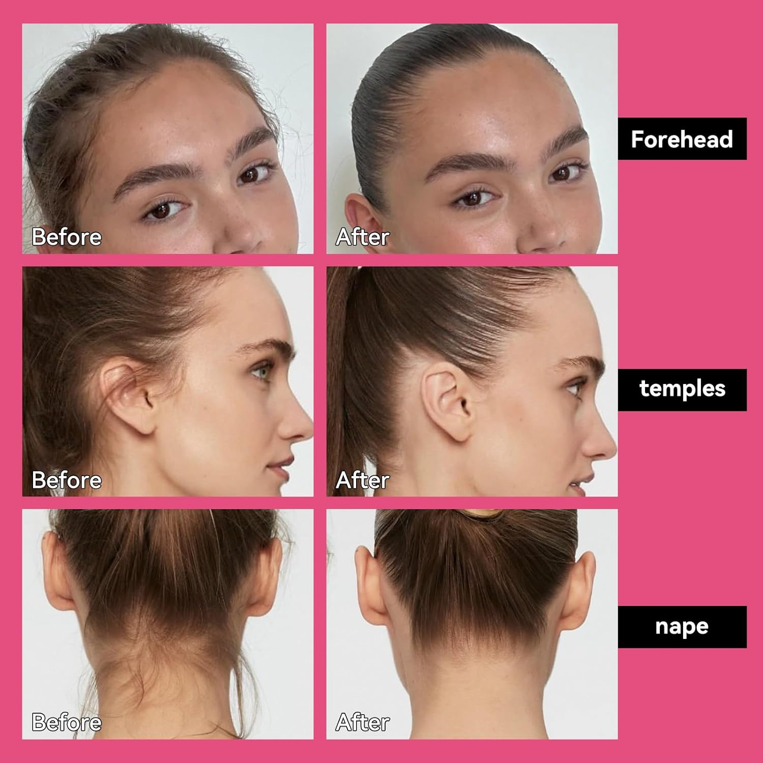 Hair Wax Stick Anti-Frizz Flyaway Wand Flyaway Feel Hair Finishing Stick for Small Broken Hair Cream Naturally Refreshing, Non-Greasy and Non-Sticky 15Ml image number 6