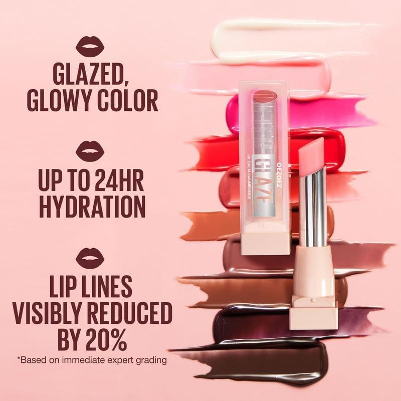 Glossy Lip Gloss - Plumping Moisturizing Lip Glaze, Long-Lasting Waterproof Lip Tint with Mirror Shine Finish, 10 Shades Available, 6Ml image number 1