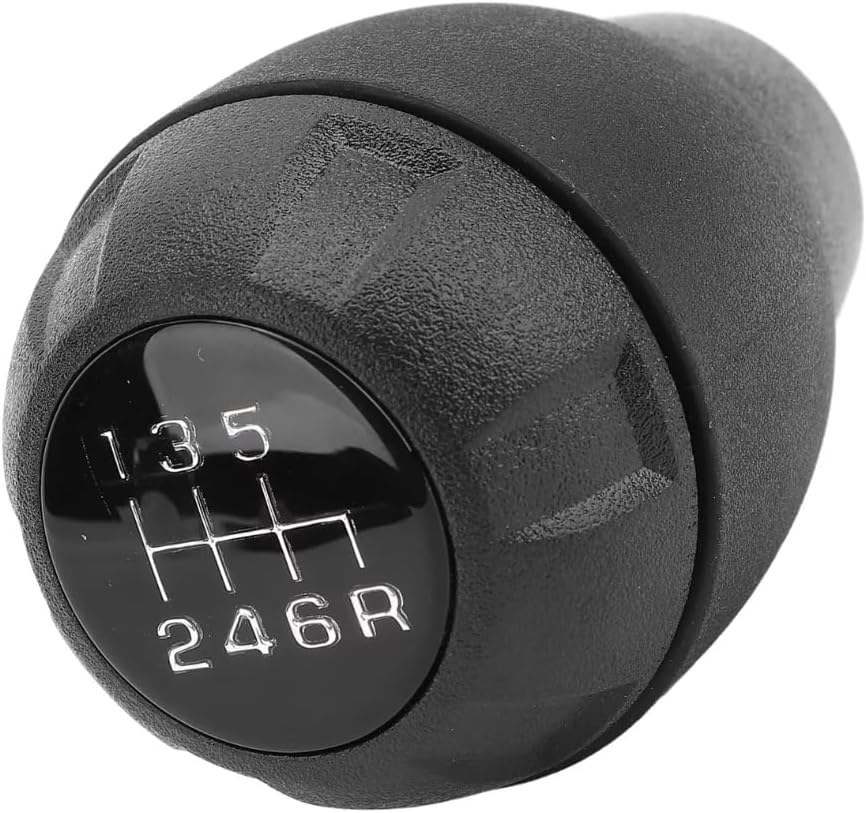 Shift Knob Gear Shifter, Stick Shift Knobs Level for Manual Transmission, Replaces 52060485AG 68085312AB, Compatible with Jeep Wrangler JK 2011-2018 (Black) image number 3