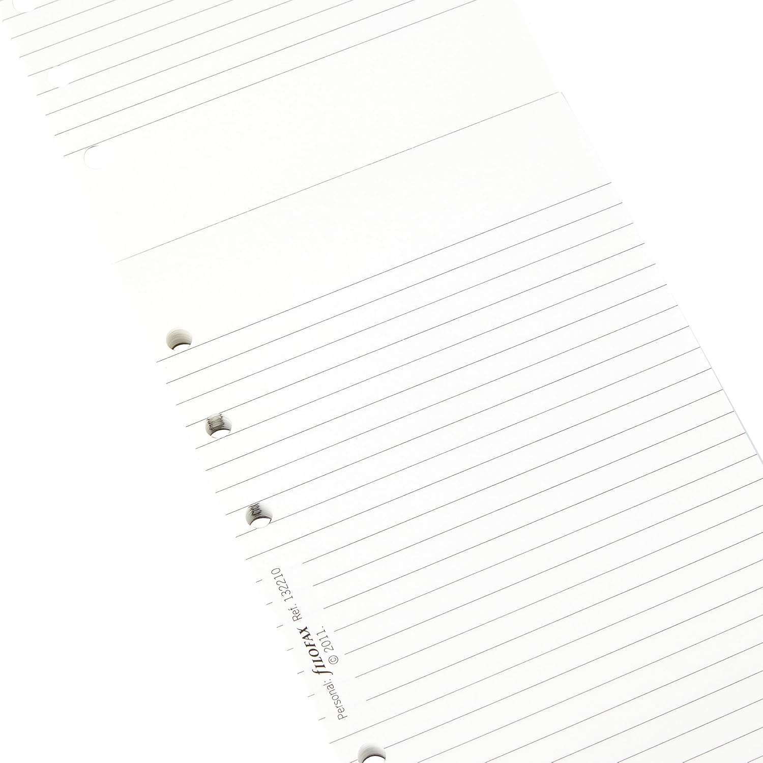 Filofax Personal Ruled Notepad - White image number 1