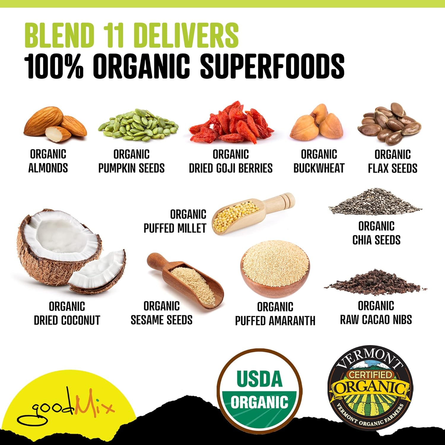 Goodmix Blend 11 Original (Digestive Mix) 400 G, 400 Grams image number 5