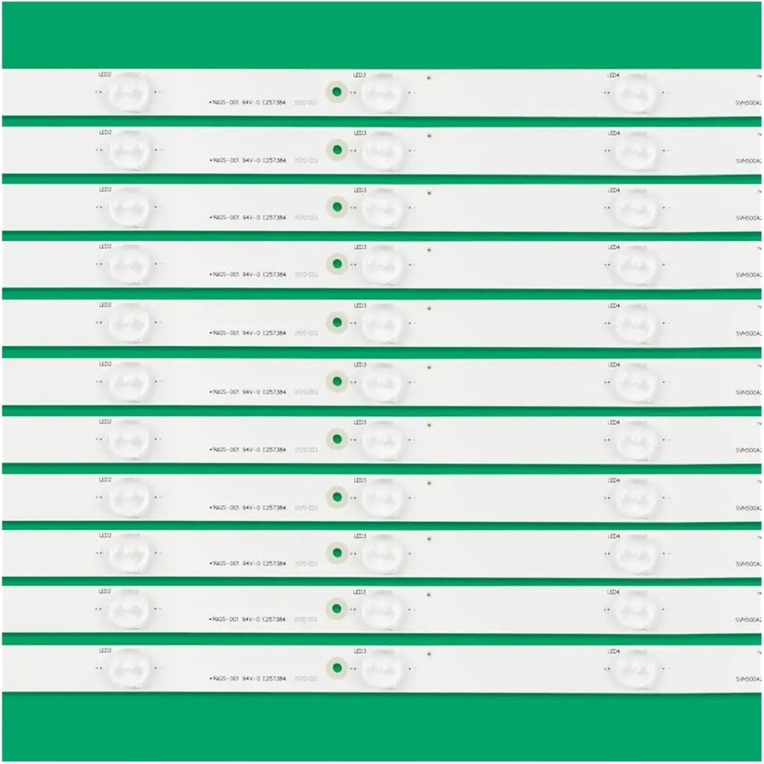 LED Strip 5Leds for Hi.Sen/Se 50'' TV SVH500A24 5LED REV06 HD500DF-B53 HD500DF-B54 RSAG7.820.6660/ROH 50H5GB 50H5C 50H4C 50H4CA image number 4