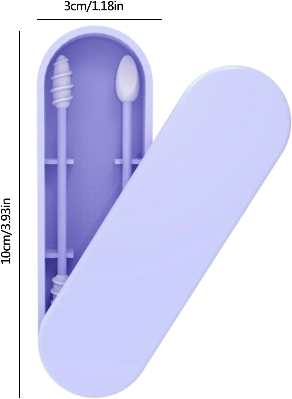 Ear Cleaner Stick | Cotton Swabs, Reusable for Ears | BPA Safe Extra Soft Kids Safety Swabs with Thin Tips, Silicone Toddler image number 4