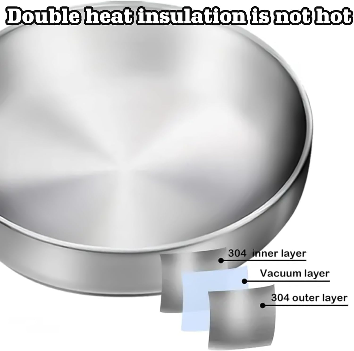 HOMURY Pack of 2 Cat Bowls Stainless Steel Cat Bowls Flat Cat Bowls Metal 304 Feeding Bowl Cat Water Bowl Cat Drop-Proof and Easy to Clean Cat Bowl for Small, Medium Dogs Cats image number 3