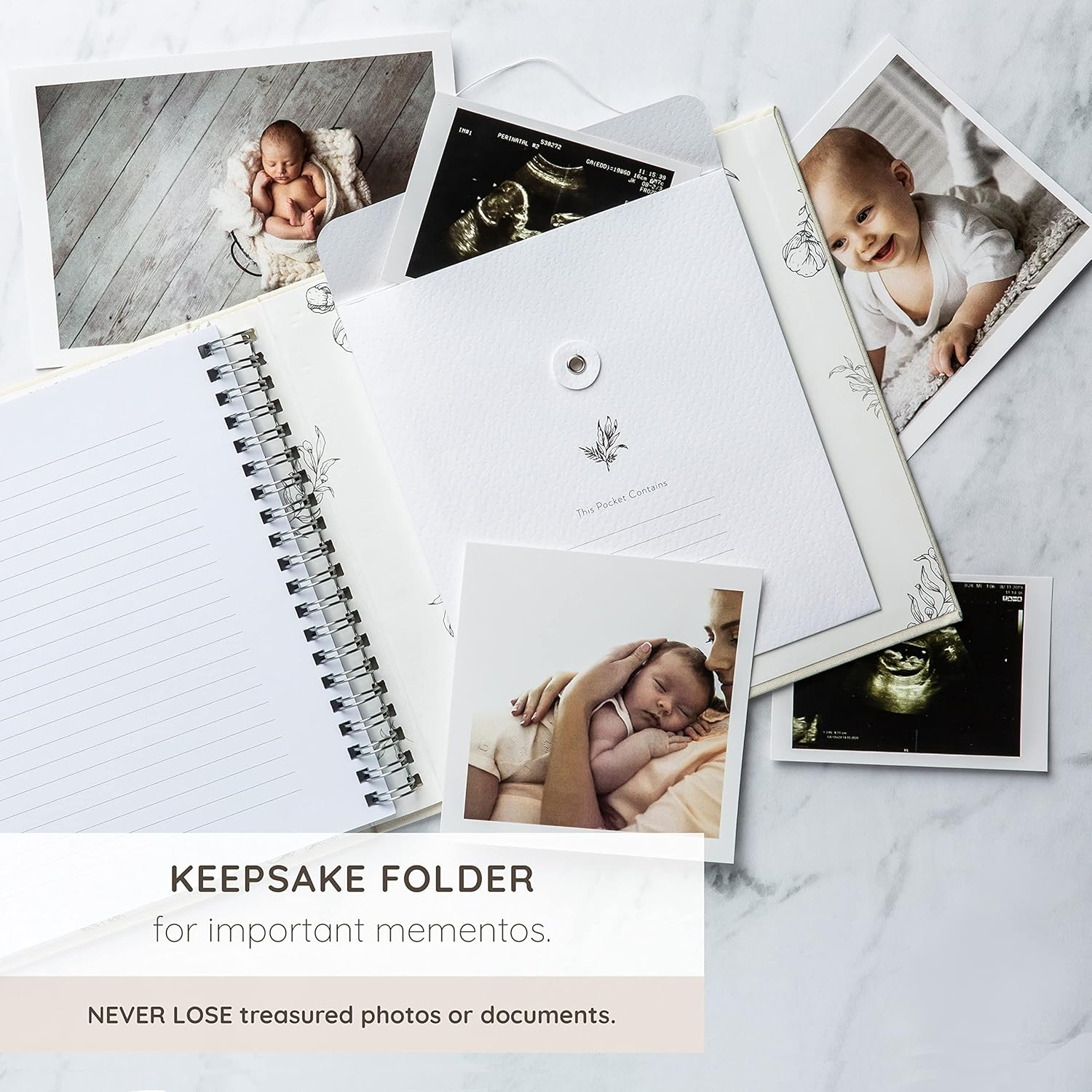 Keepsake Pregnancy Journal to Cherish Forever - a Pregnancy Book to Capture Every Milestone of Mom & Baby&rsquo;S 9-Month Journey - Pregnancy Baby Journal for Expecting First Time Moms & Experienced Moms image number 5