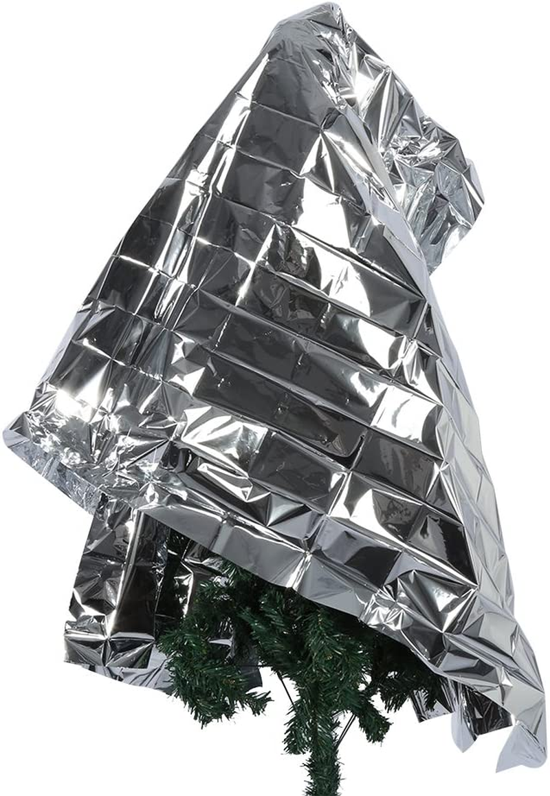 Silver Reflective Mylar Films,Plant Metallized Foil Covering Sheet Garden Greenhouse Farming Accessories Increase Growth Power Reduce Uneven Heat Environment Safe for Grow Room Outdoor Survival image number 6