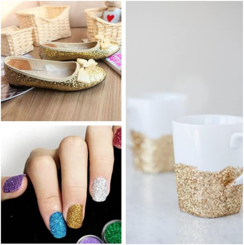 AIMALL 50G Fine Glitter Dust Powder, Holographic Iridescent Metallic Glitter for Body, Nail Art, Crafts, Jewelry, and DIY Projects, Non-Toxic and Sparkly Colours image number 3