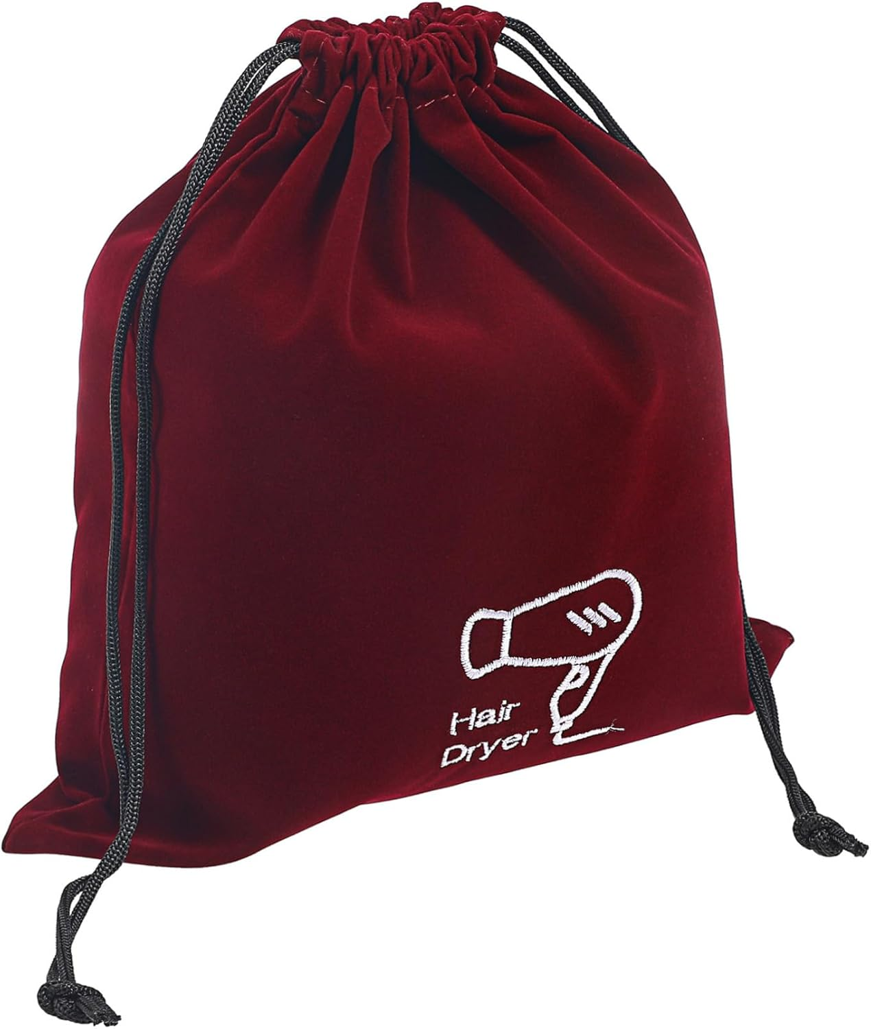 Healeved 5Pcs Hair Dryer Bag Drawstring Blow Dryer Storage Pouch for Home Travel Mesh Design and Organizer Function for Traveling and Organizing Toiletries