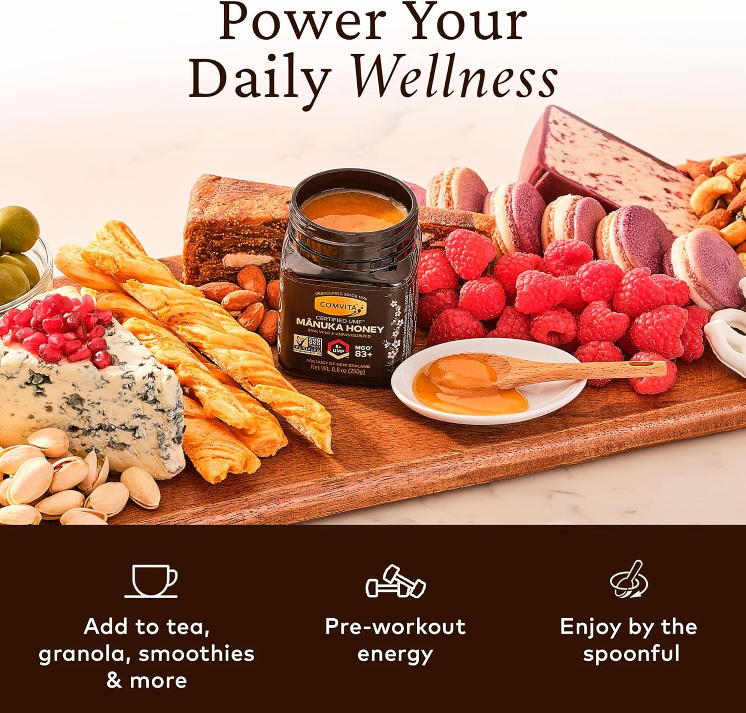 Comvita UMF 5+ Manuka Honey 250 G, 250 Grams image number 4