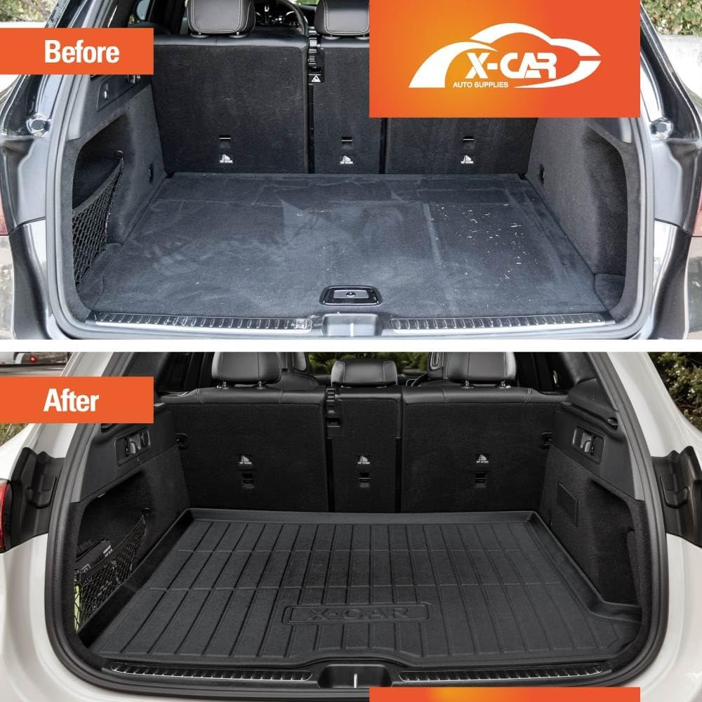 X-CAR Heavy Duty Cargo Mat Boot Liner Luggage Tray for Mercedes-Benz GLC 2015 2016 2017 2018 2019 2020 2021 2022 image number 1