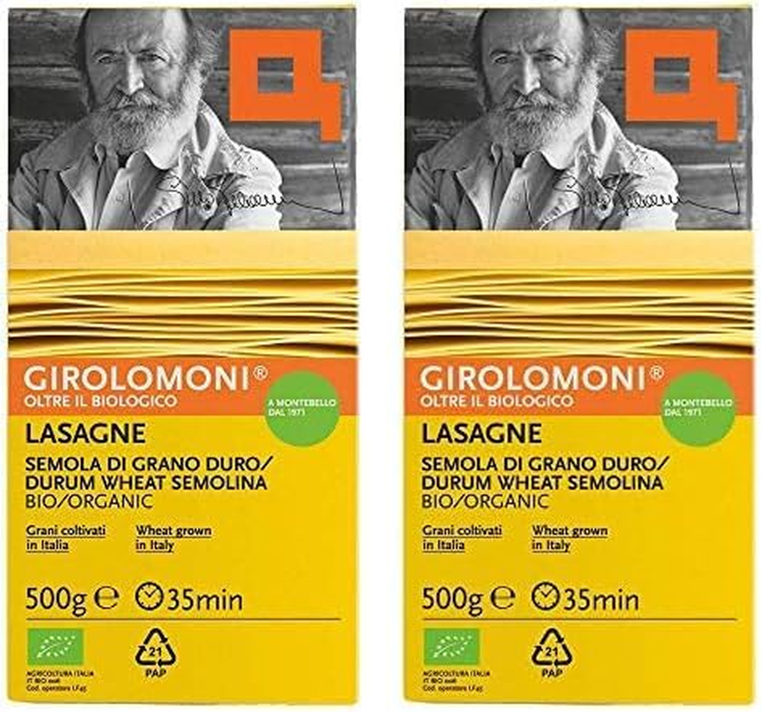 Girolomoni Girolomoni Durum Wheat Semolina Lasagne 500G, 500 G