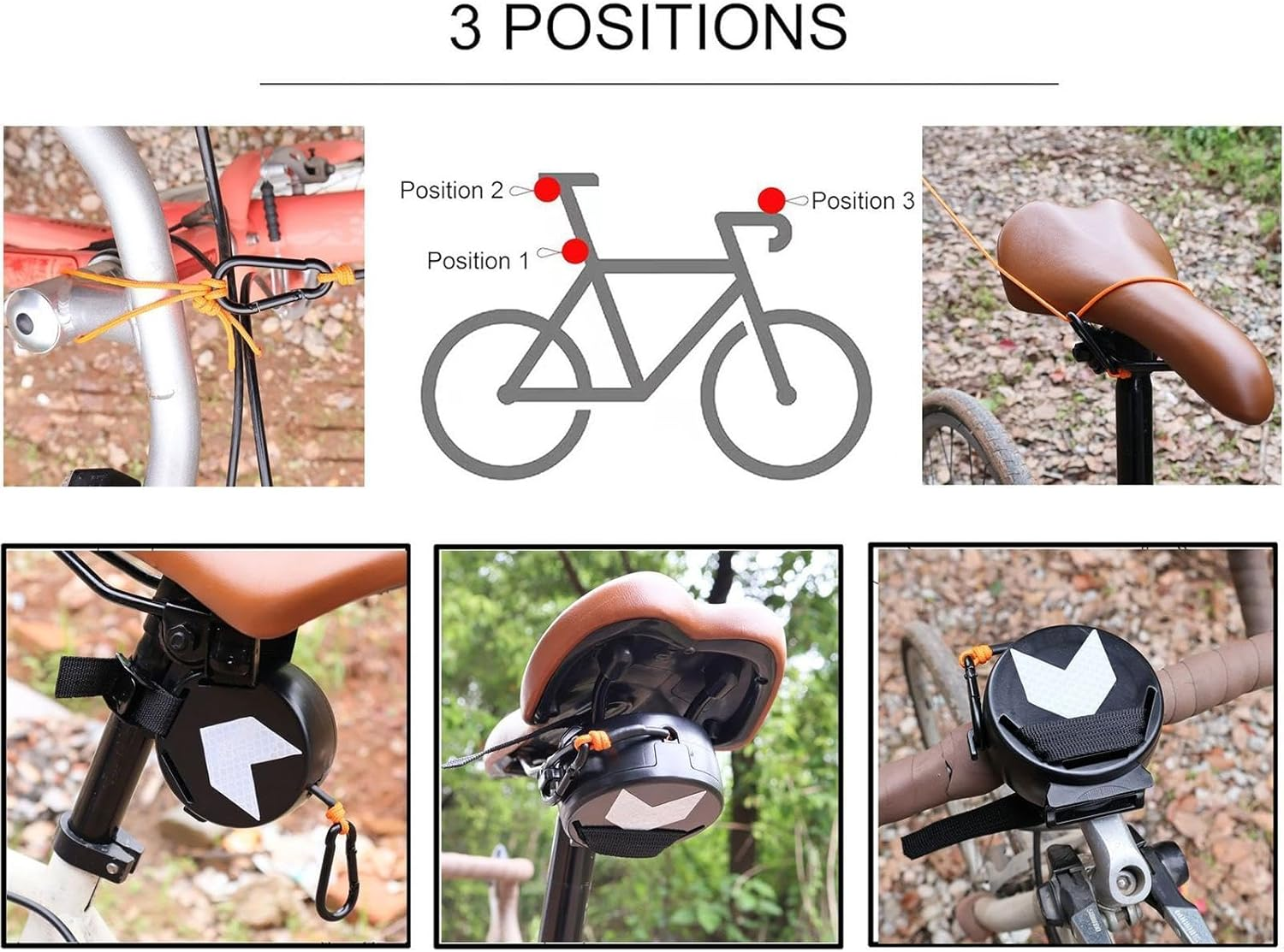 Vgvgaj Cycle Towing Strap | Riding Parent-Child Pull Traction Rope with Carabiner - Trailer Attachment String for Mountain, Folding Cycle image number 4