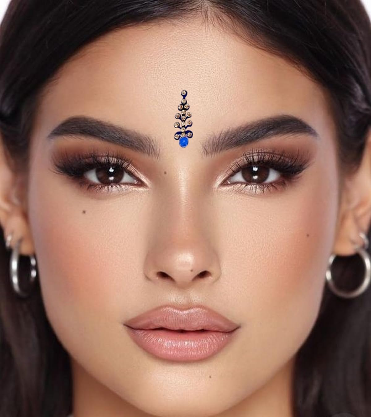 THANU'S CRAFT Multicolor Designer Glitter Shaded Crystal Stone Sticker Bindi Book for Women - 504 Fancy Bindi Book Booklet image number 1