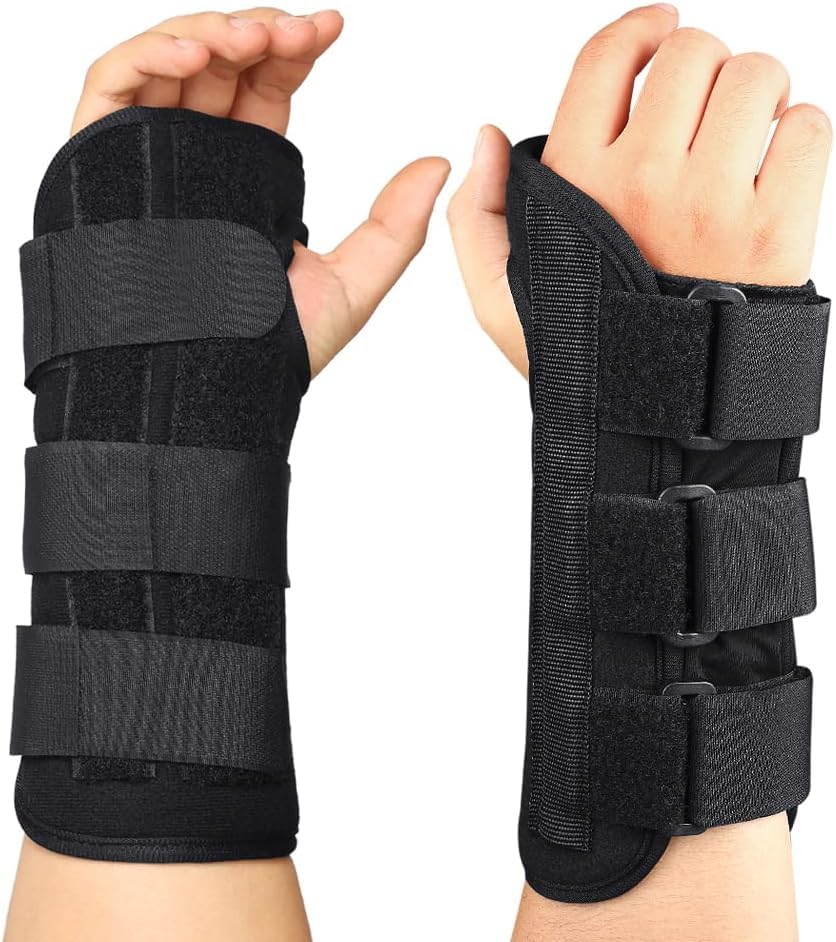Carpal Tunnel Splint, Night Sleep Wrist Brace Adjustable Arm Hand Support for Tendonitis, Arthritis,Injuries,Wrist Pain,Sprain (Left Hand) - Life image number 3