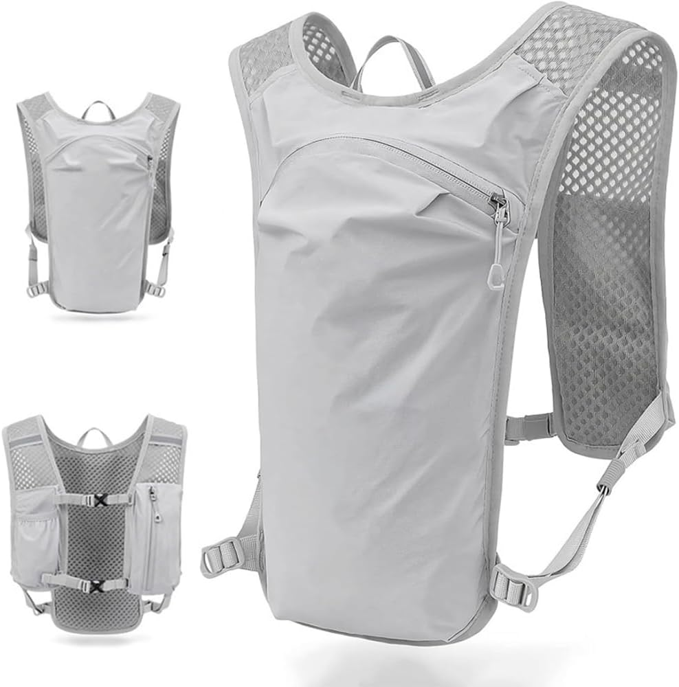 Lightweight Running Hydration Vest Backpack with 1.5L Water Bladder, Trail Running, Cycling, Hiking & Marathon Daypack for Men & Women image number 2