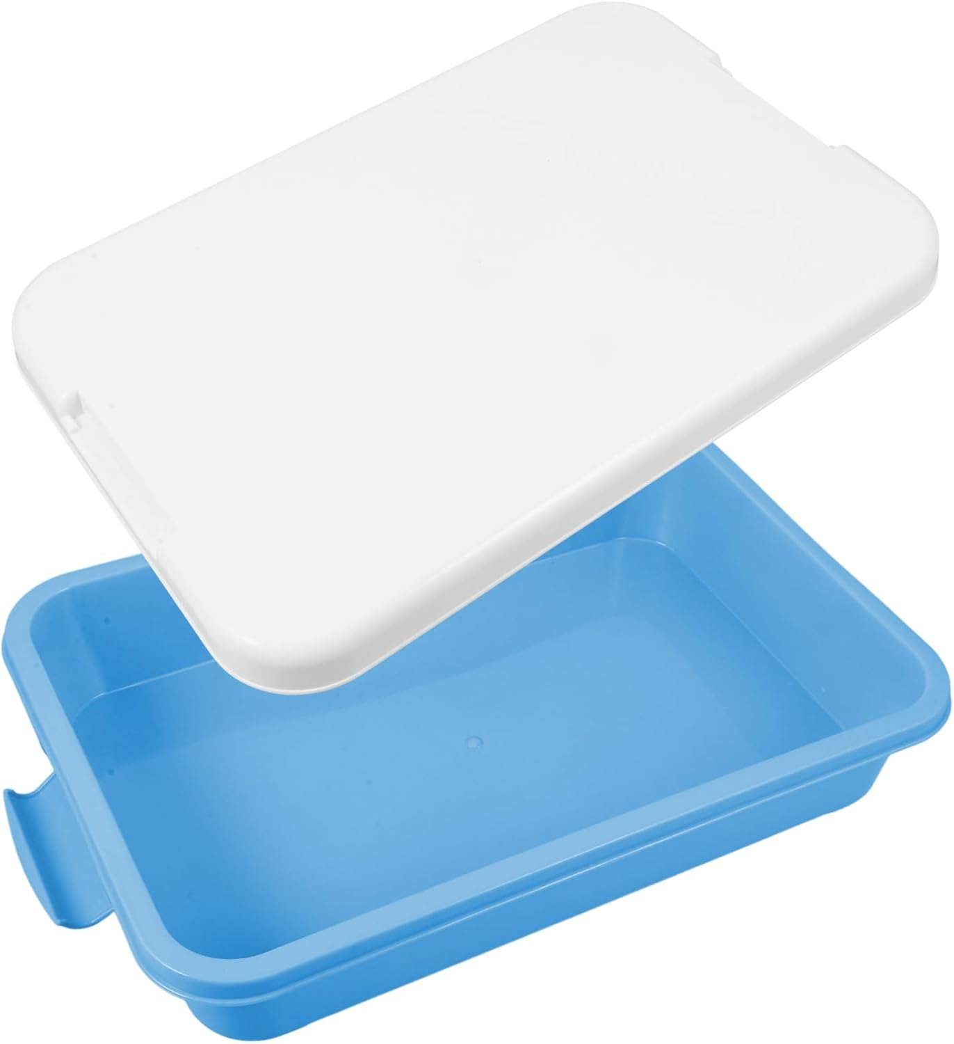 ERINGOGO Portable Boys and Girls Sandbox with Lid Storage Box Large Plastic Sand Tray Outdoor Toy for Boys Girls image number 3