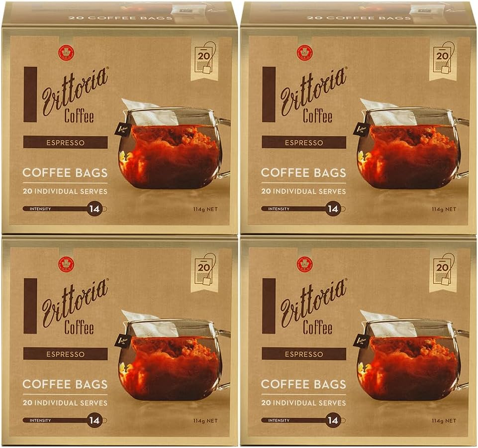 Vittoria Coffee Decaffeinated Coffee Bags (Case of 4) image number 3