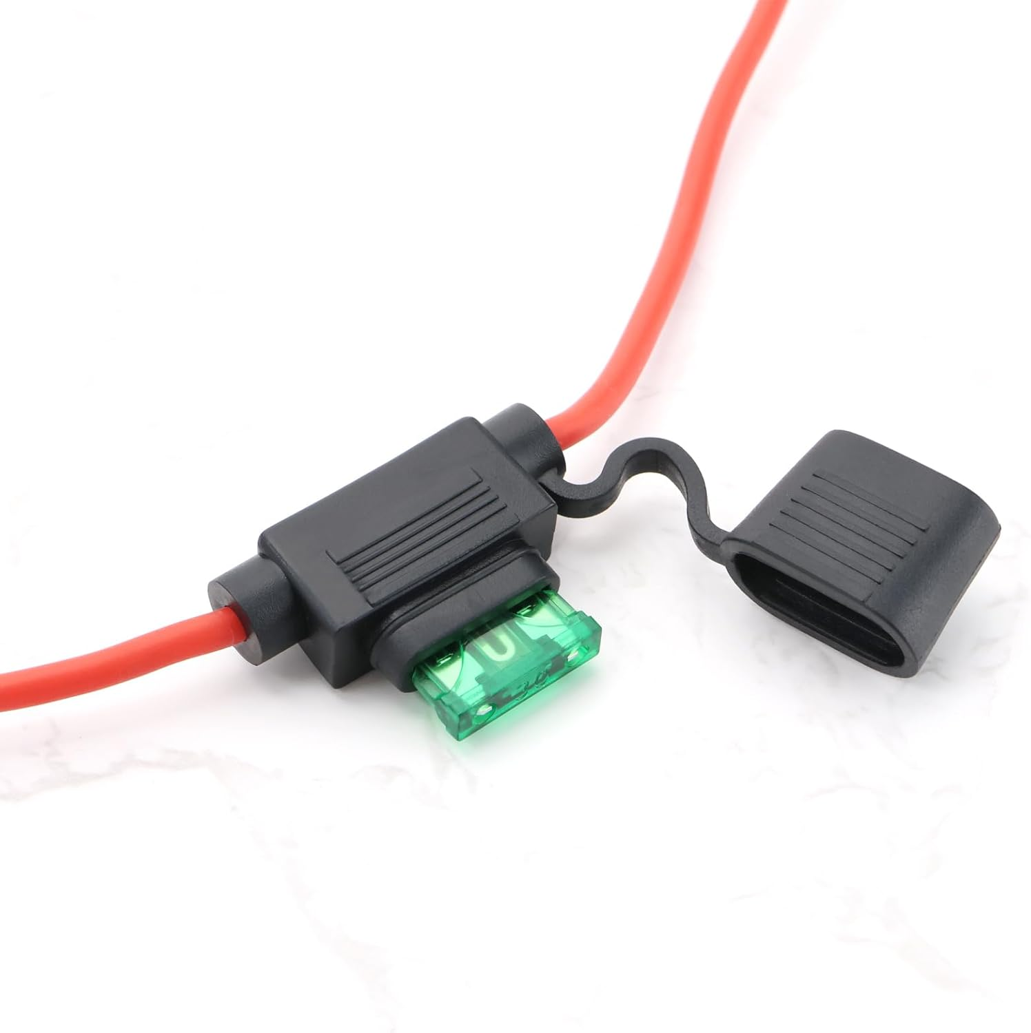 12AWG XT60 Extension Cable XT60 Male to Female Connector Cable with 30A Fuse for Electric Bikes Drone Model Planes Model Cars Lipo Battery Charger, 1M/3.2Ft