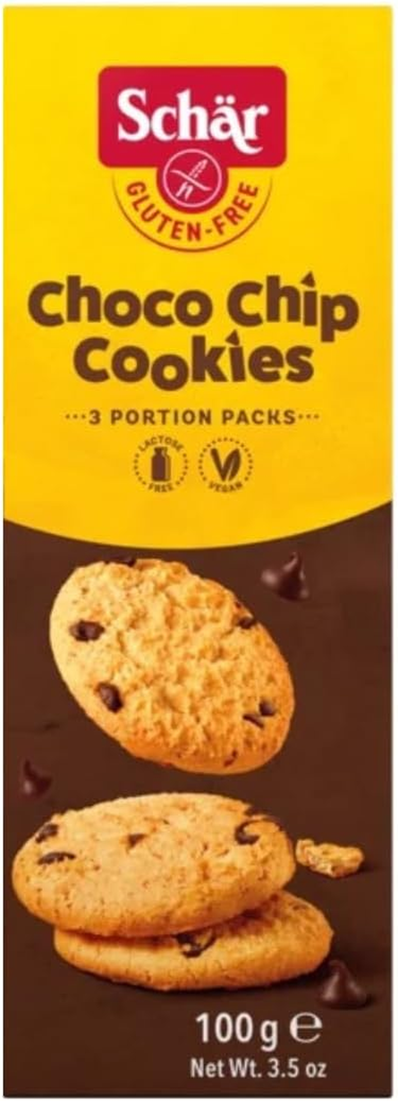 Schar Choco Chip Cookies, 100Gm