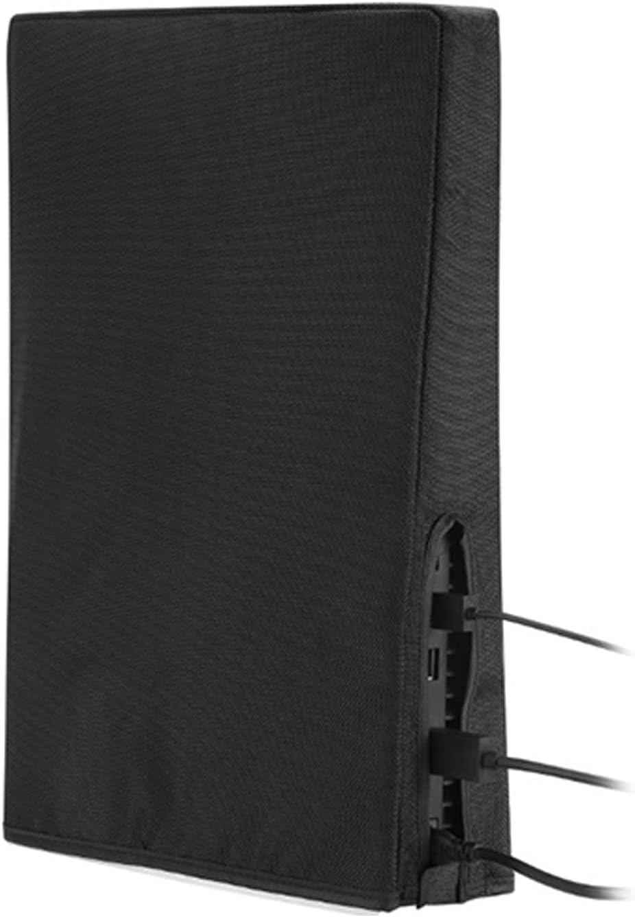 Dust Cover for PS5, Oxford Cloth anti Scratch Waterproof Dust Case for PS5, Game Console Vertical Dust Cover Replacement for Home Gaming Room (Gray)