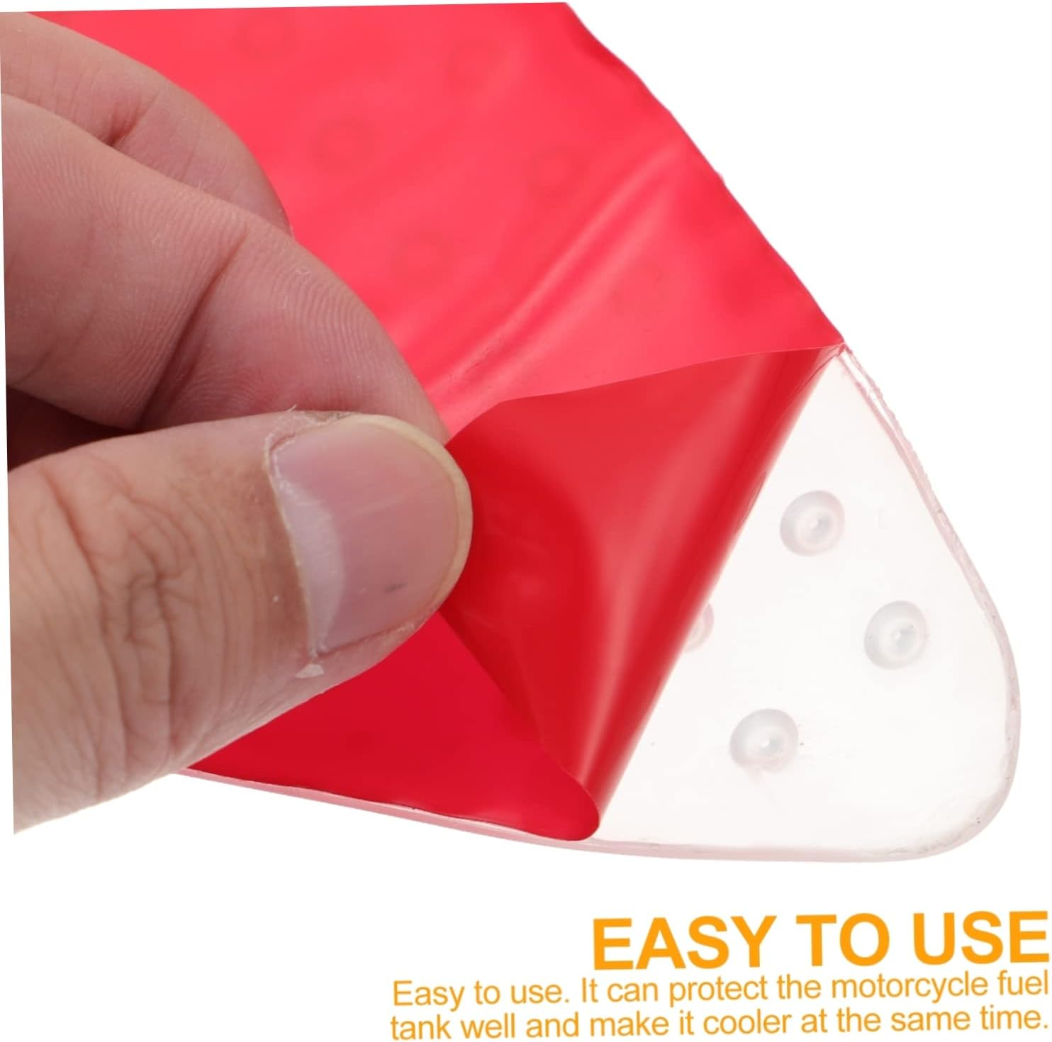 LIFKOME 3Pairs Motorcycle Fuel Tank Grip Decal Scratchproof Decal for Motorbike Easy Application Tank Pad image number 3