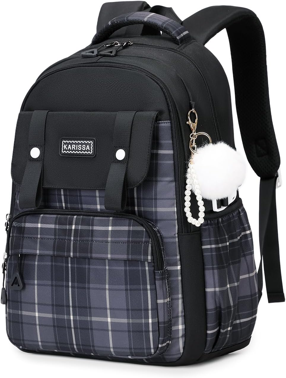 MUSEVOS Girls Backpack, Ideal School Backpack for Girls from Elementary to Teen Years, Kawaii Bookbag Cute Large Capacity