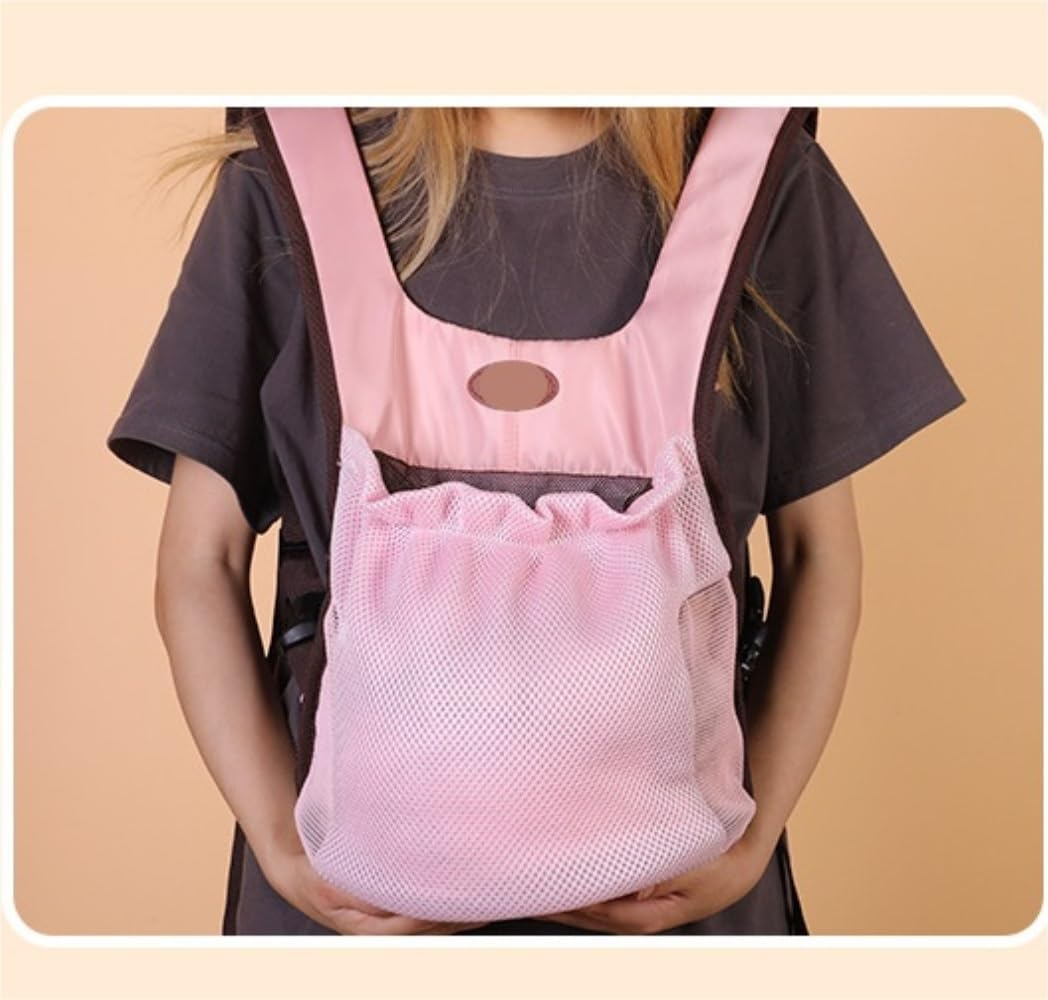 Cat Bag Dog Carrier Pet Carrier Cat Backpack Adjustable Outdoor Cat Front Backpack for Small Cats Portable Travel Foldable Backpack Cat Carrier Pet Bag Carrier image number 6