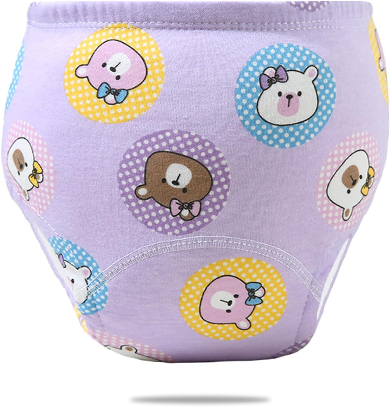 ZONEY 6 Packs Baby 6 Cotton Reusable Training Pants, Potty Training Underwear for Boy and Girl, Learning Designs Training Underwear Pants image number 3