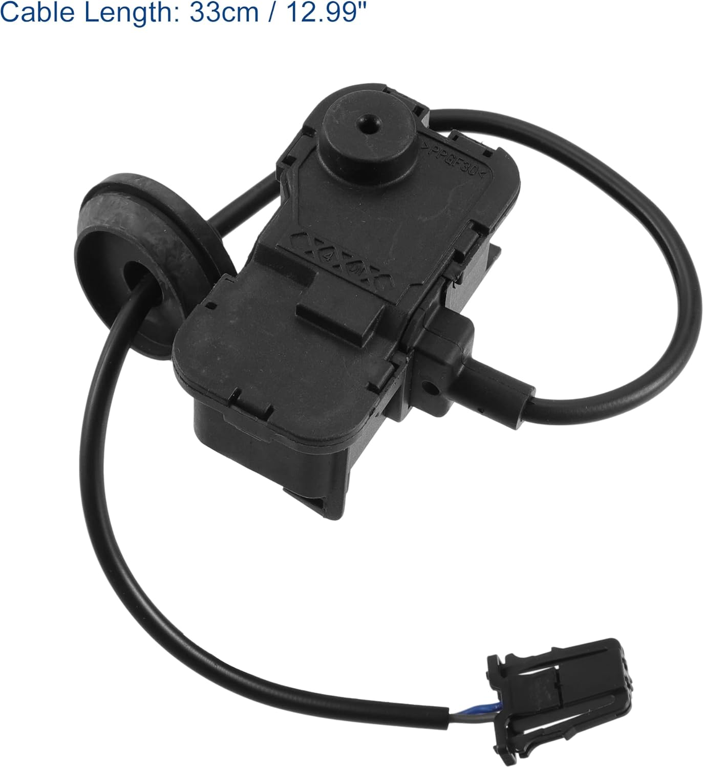 X AUTOHAUX Fuel Tank Cap Door Lock Actuator Fit for VW Polo 2013-2018 6R0810773F - Pack of 1 Black image number 2