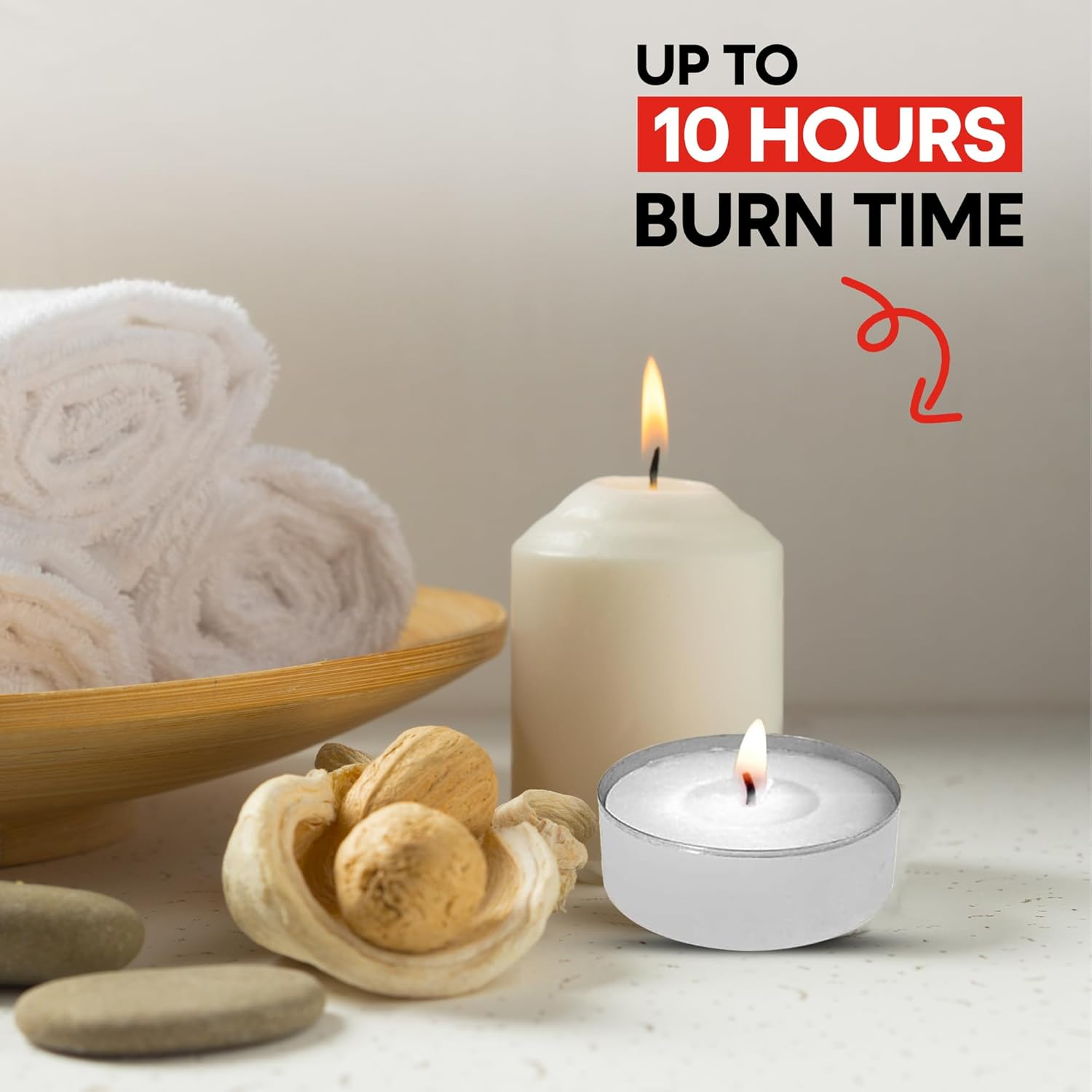 Price'S - Maxi Tealights - Pack of 12 - Unscented - 10 Hour Burn Time - Quality White Wax image number 5