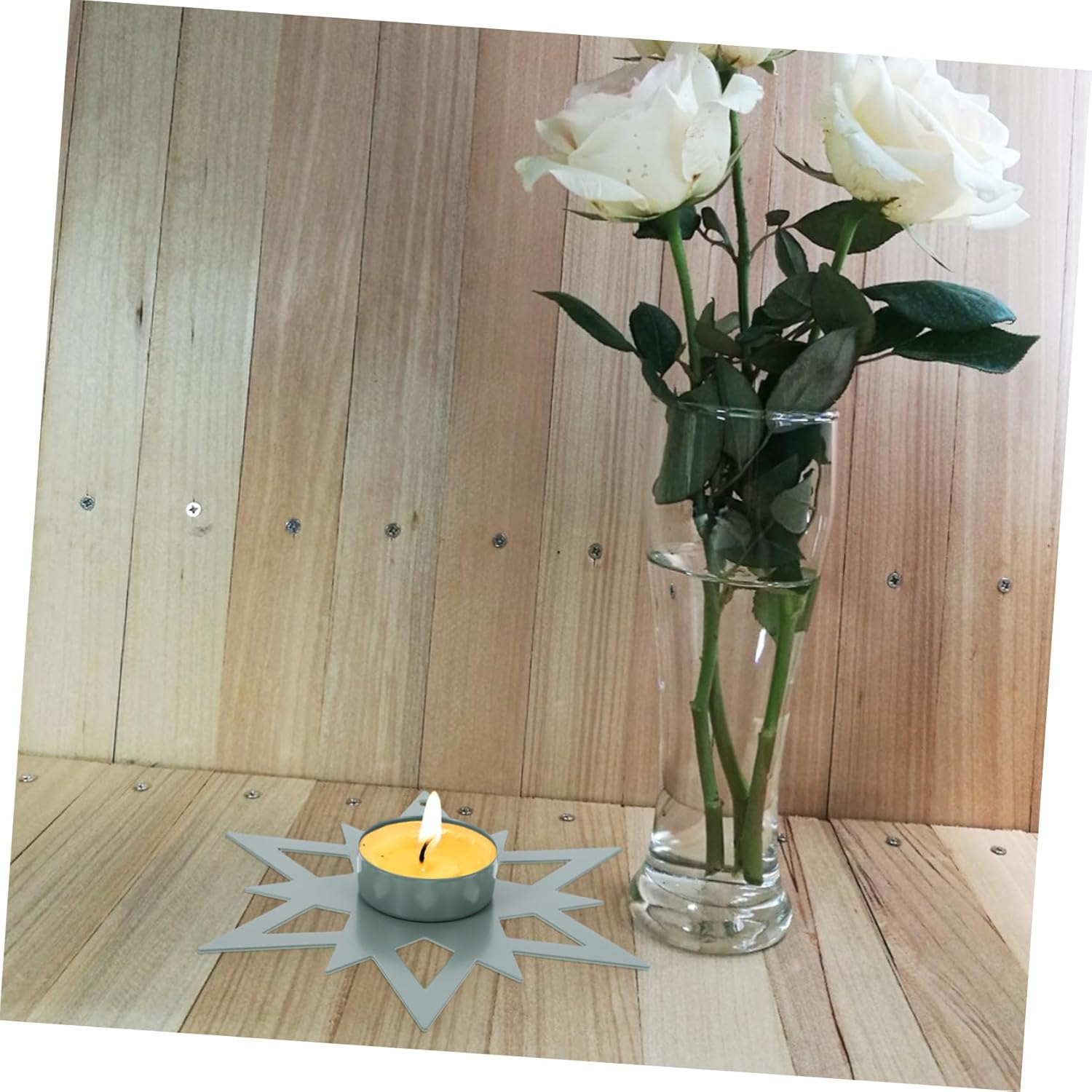 Yardenfun 2Pcs Vintage Metal Taper Candle Holders Candlestick for Home Decor Festival Parties Anniversary Celebrations Elegant and Heat-Resistant Design image number 2