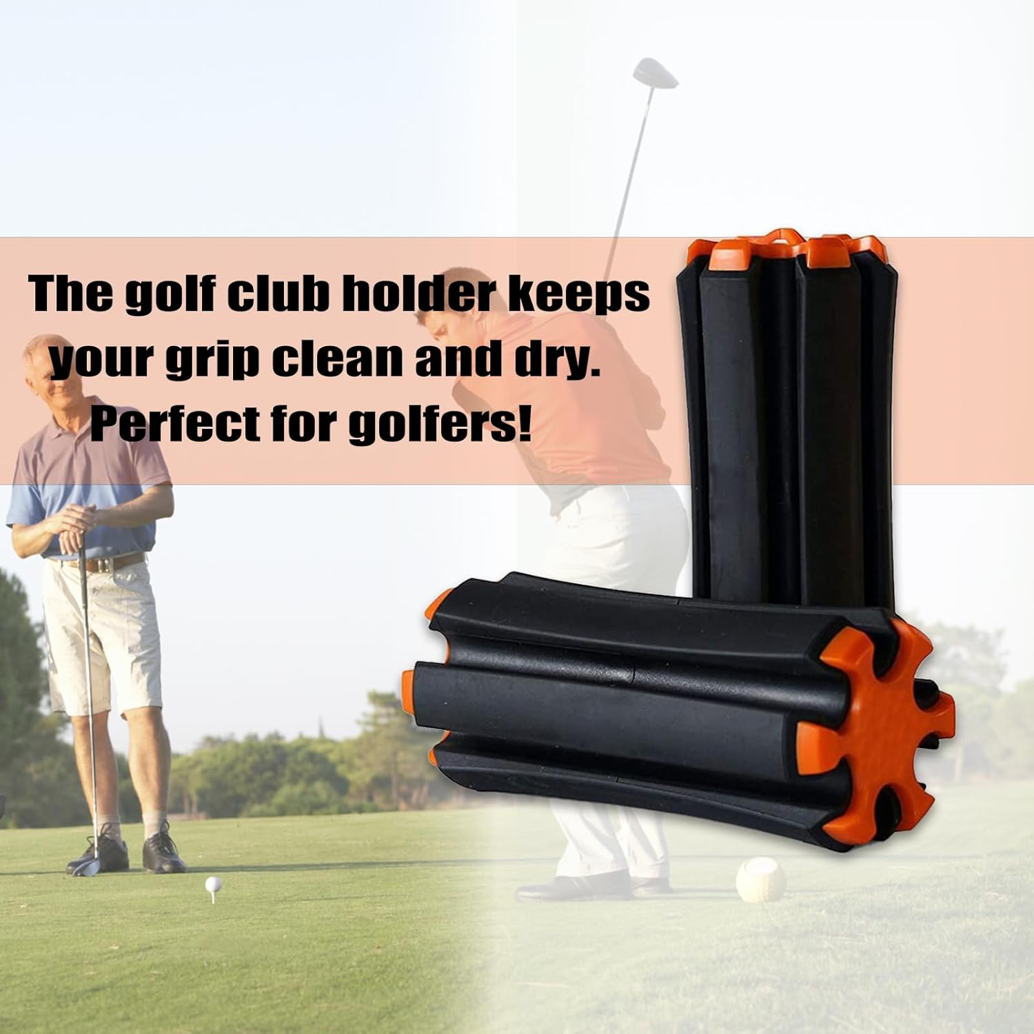 Peixiong Golf Club Carrier Golf Club Holder to Holds up 6 Golf Clubs, Portable Golf Club Retainer Golf Club Storage Rack, Easy to Carry Club Carrier for Outdoor Sports Training Accessories image number 4