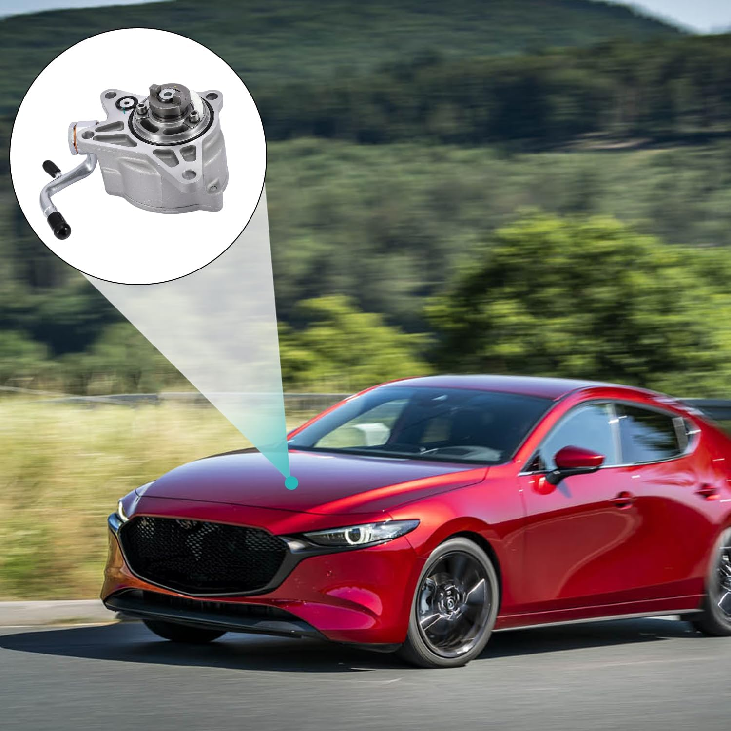 AULINK Brake Vacuum Pump SH01-18G00 OE Replacement for 2013-2022 for Mazda 3 6 CX-5 2.2L Diesel SKYACTIV, Replace SH15-18G00 SHY2-18-G00A image number 2