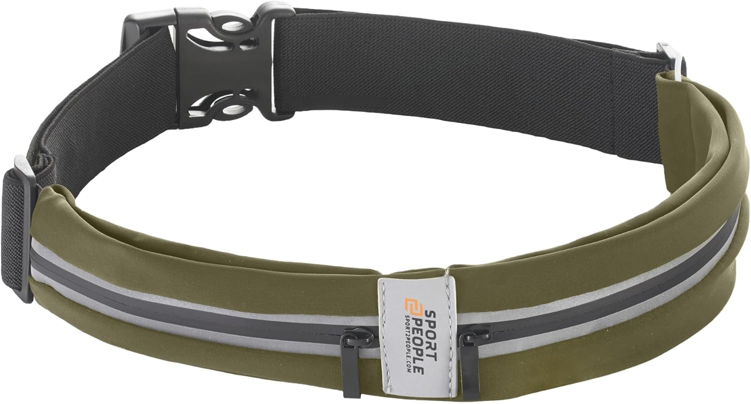 Water-Resistant Running Belt for Men and Women, Running Fanny Pack for Hands-Free Workout, Phone Holder for Running, Freerunning Reflective Waist Pack, Money Belt