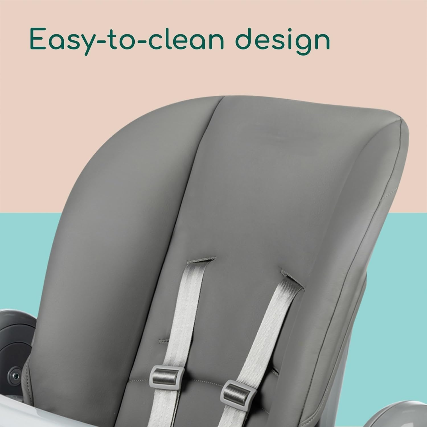 Mother&rsquo;S Choice Strand Hi-Lo Highchair (Mineral Grey)&ndash; Adjustable Recline, Removable Tray & Padded Seat for Babies 6&ndash;36 Months image number 3