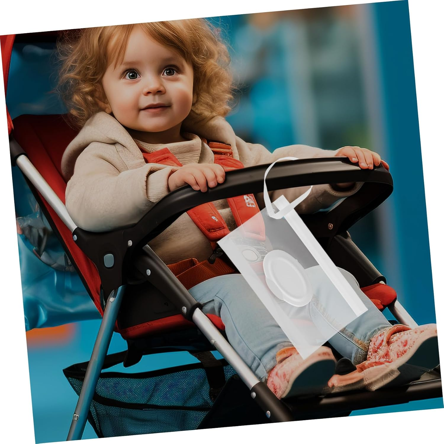 VICASKY Elegant Wipe Containers Refillable Bathroom Wipes Holder Compact Travel Case image number 4