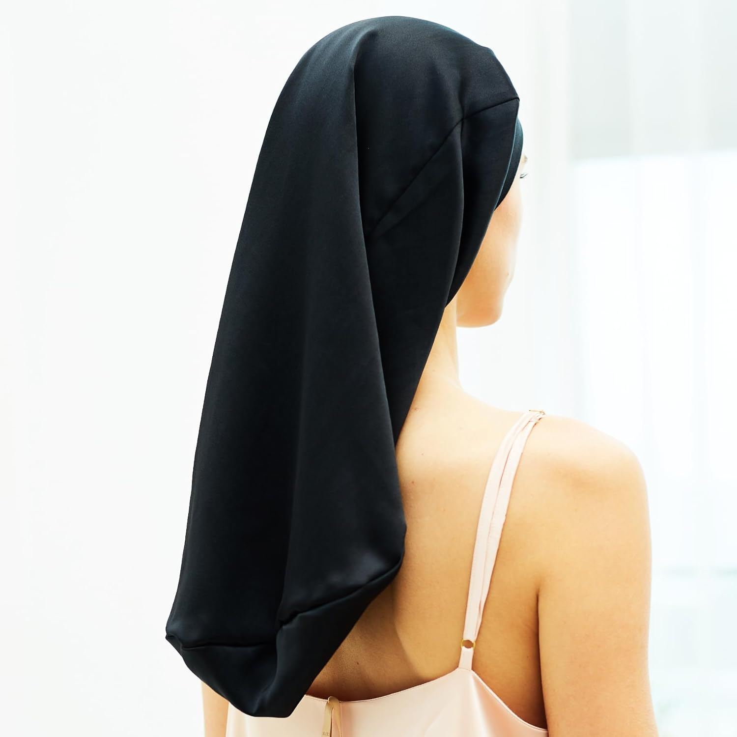 Long Hair Care Classic Bonnet Silk Sleeping Prevention Frizz image number 1