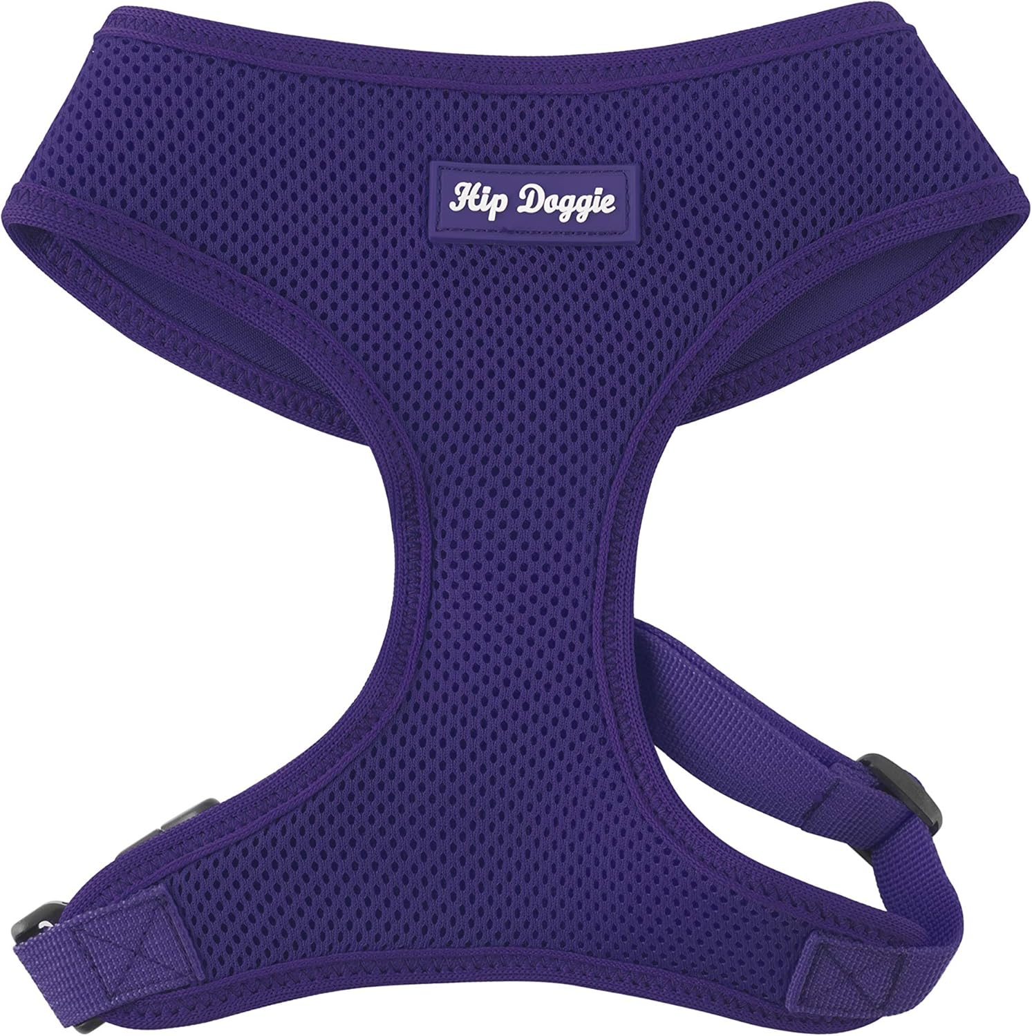 Hip Doggie HD-6PMHPR Ultra Comfort Harness Vest Dog Harness XL Purple