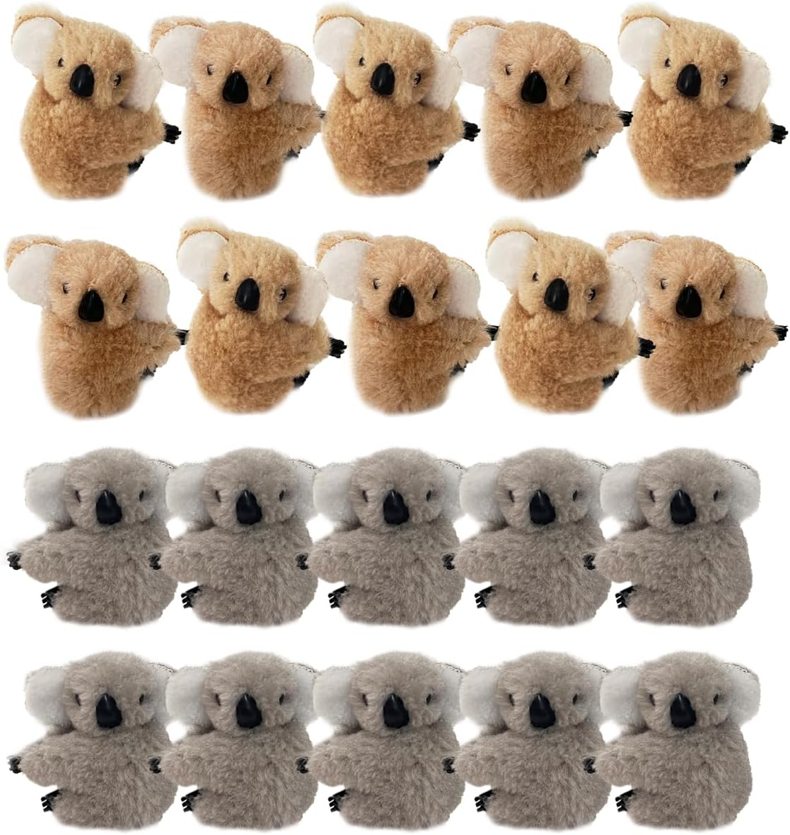 20Pcs Koala Clip Pencil Buddy Clip on Pencil Topper Animal Hungers Koala Birthday Party Favors image number 2