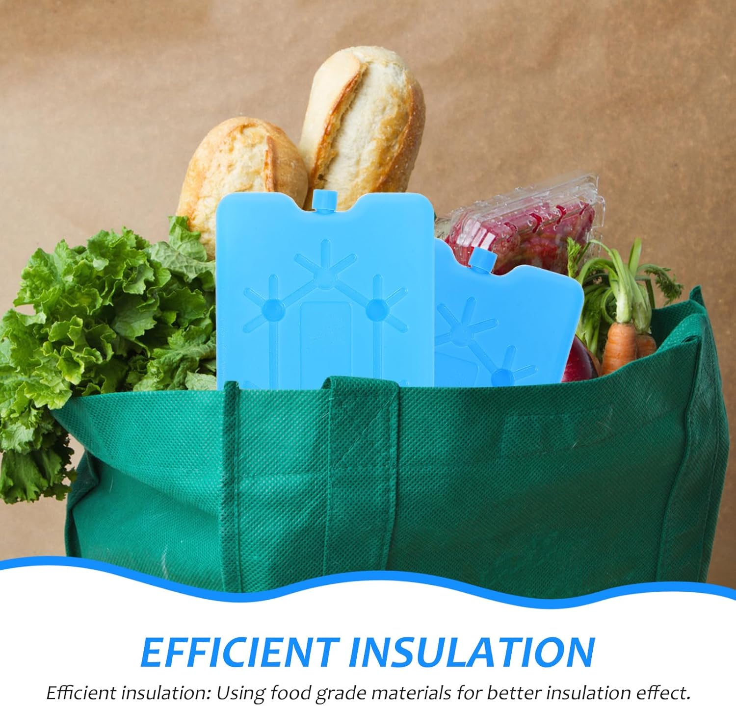 Alipis 4Pcs Packs Fresh Ice Box Lunch Box Ice Pack Ice Packs Reusable Ice Pack Freezer Blocks Cooler Ice Bag Ice Pop Bags Ice Blocks Breastmilk Freezer Bag Lunch Boxes Plastic image number 5