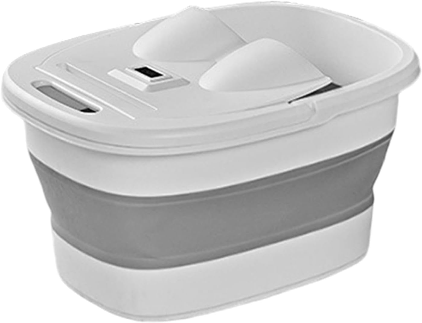 Foot Bath Massage Bucket with Lid, Spa Bowl for Pedicure, Relax, Detox and Massage, Foot Bath Bowl 44X33X24Cm/17.32X12.99X9.45 Inches, Pedicure Bowl with Phone Handle image number 5
