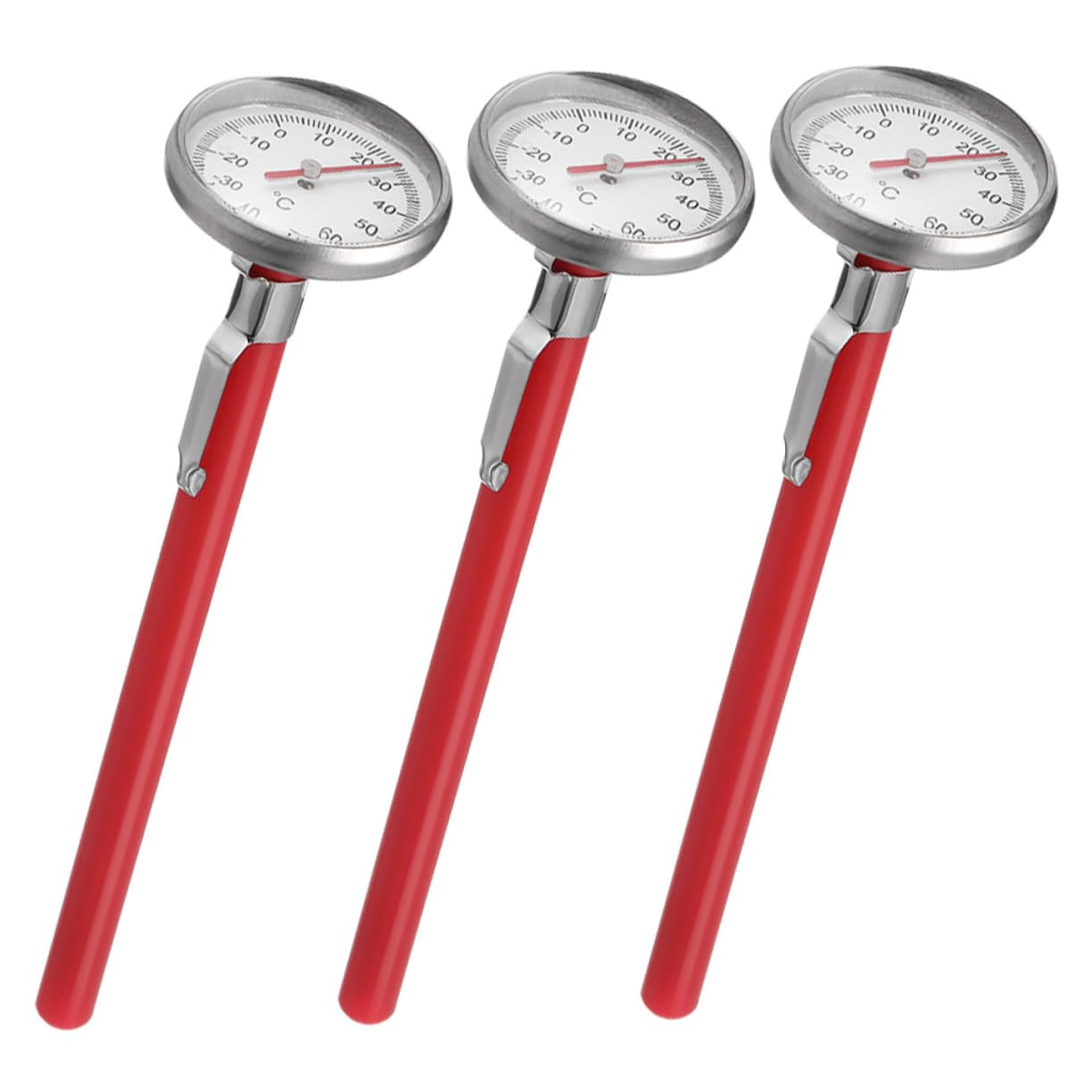 Gatuida 3Pcs Mechanical Thermometer for Car Air Conditioner Construction Read Scale Simple Installation for Accurate Interior Temperature Measurement image number 3