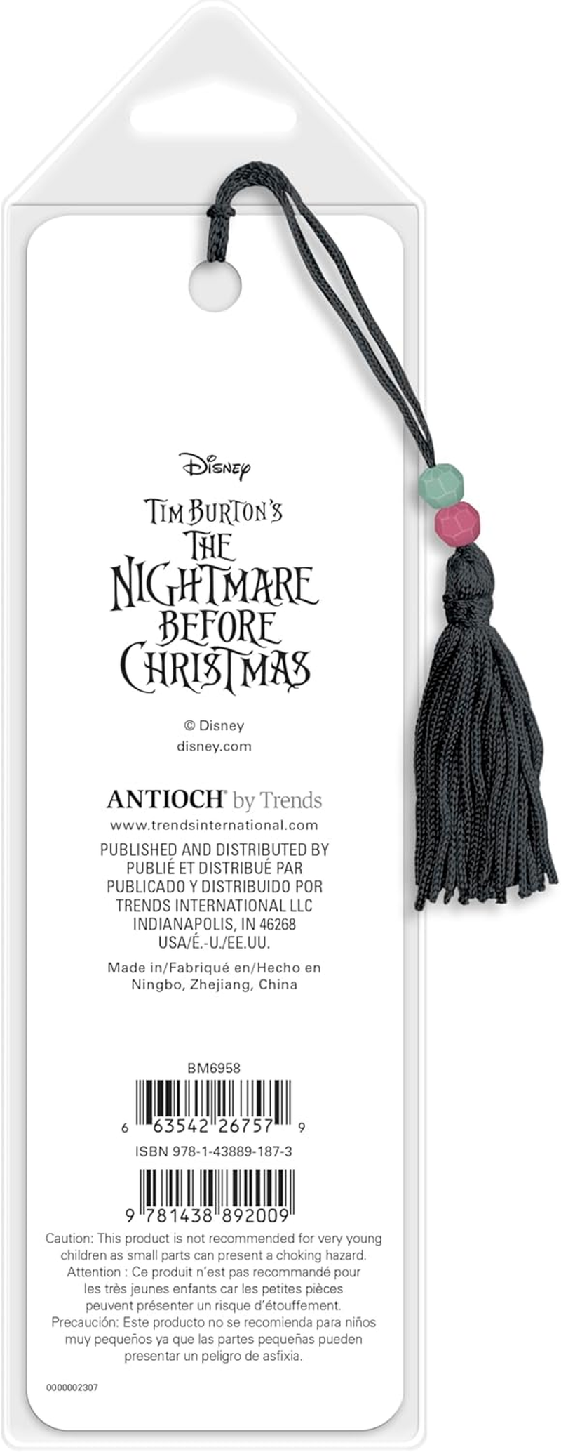 Disney the Nightmare before Christmas Premier Bookmark Stationery image number 1